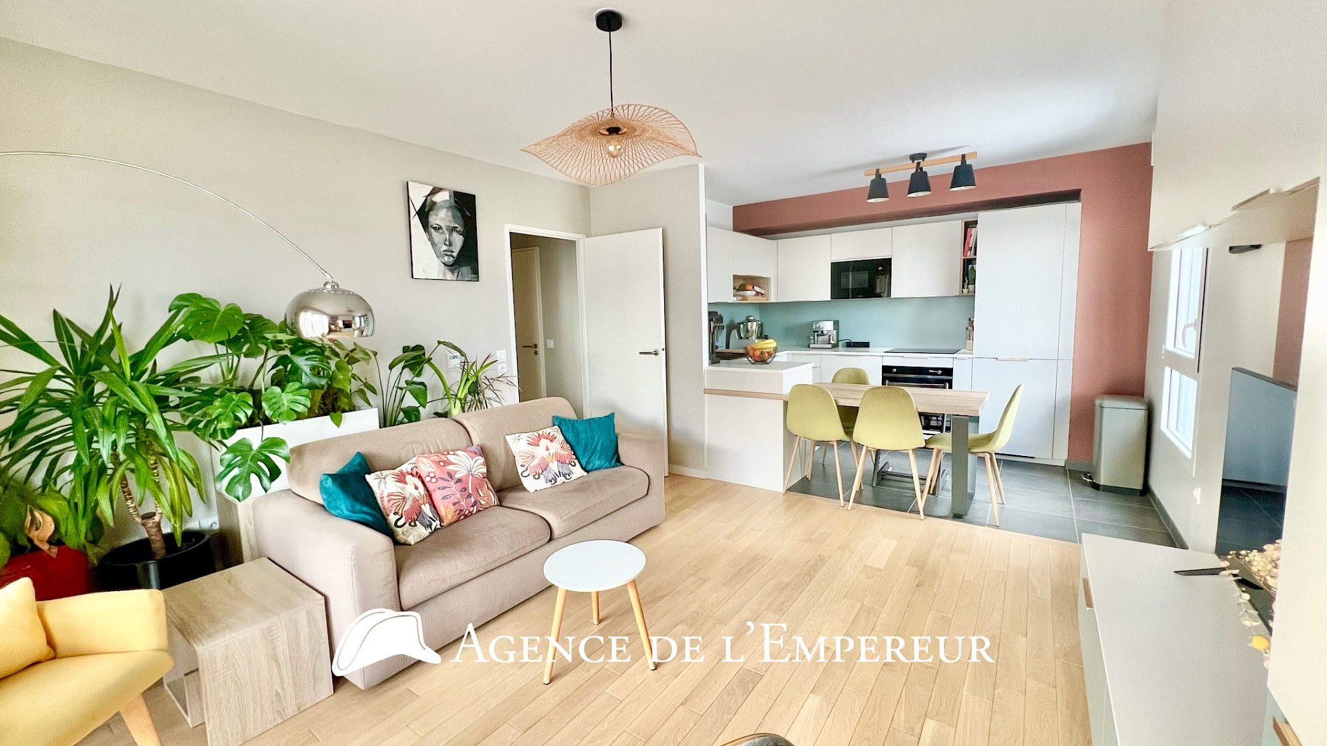 Appartement 3 pièces 59,27 m2 avec grand balcon et vue dégagée - Quartier Châtaigneraie