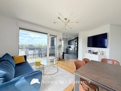 Magnifique 3 pièces de 67,89 m2 en location meublée avec parking double